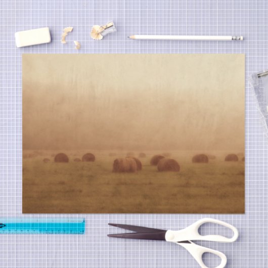  Rustisch land Farmhouse Hay Bales Tissuepapier (Craft)