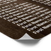 Rustisch land - Grafiek voor de bevestiging van de Poster (Hoek)