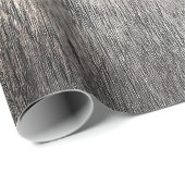 Rustisch land Grijze beige textuur Houtkorrel Cadeaupapier (Rol Hoek)