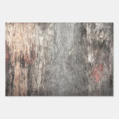 Rustisch land Grijze beige textuur Houtkorrel Inpakpapier Vel (Voorkant 2)