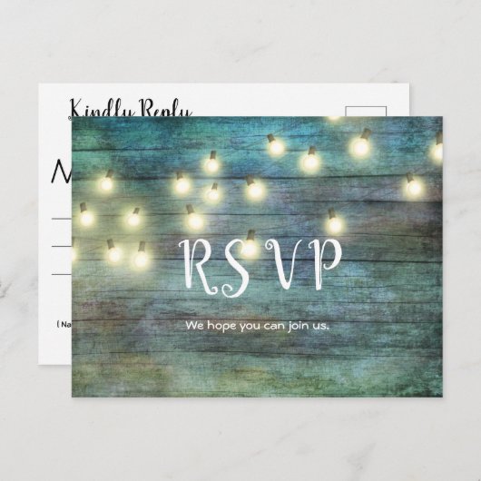 Rustisch land |  hout | Bruin Briefkaart (Voorkant / Achterkant)