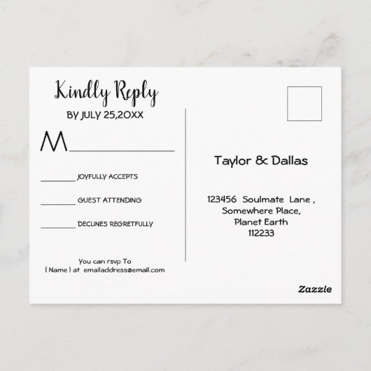 Rustisch land |  hout | Bruin Briefkaart (Achterkant)