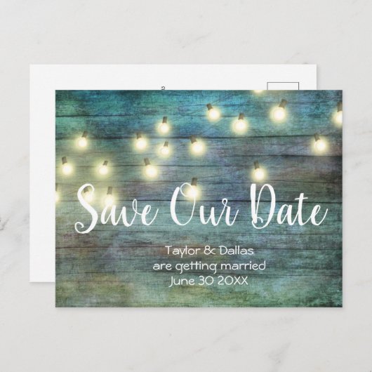 Rustisch land | hout | Bruin Briefkaart (Voorkant / Achterkant)