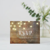 Rustisch land |  hout | Bruin Briefkaart (Staand voorkant)