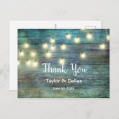 Rustisch land |  hout | Bruin Briefkaart (Voorkant / Achterkant)