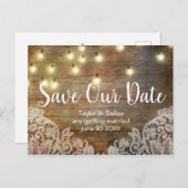 Rustisch land |  hout | Bruin Briefkaart (Voorkant / Achterkant)