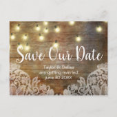 Rustisch land |  hout | Bruin Briefkaart (Voorkant)