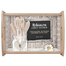 Rustisch land keuken met monogram