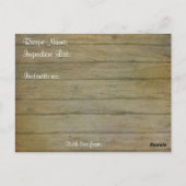 Rustisch land Mason Jar Blush Blue Hydrangeas Briefkaart (Achterkant)