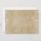 Rustisch land Mason Jar Bouquet Crackle Swirls Kaart (Achterkant)