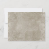 Rustisch land Mason Jar Bouquet Crackle Swirls RSVP Kaartje (Achterkant)