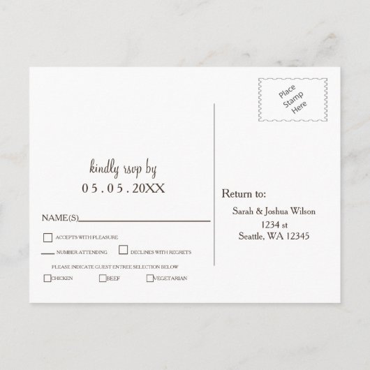 Rustisch land Mason Jar Daisy Barn Wood Weddenscha Uitnodiging Briefkaart (Achterkant)