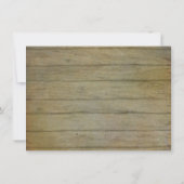 Rustisch land Mason Jar Flowers Sunflower Hanging Kaart (Achterkant)