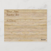 Rustisch land Mason Jar Flowers White Hydrangeas Briefkaart (Achterkant)