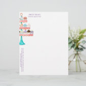 Rustisch land Mason Jar Flowers White Hydrangeas Persoonlijk Briefhoofd (Staand voorkant)