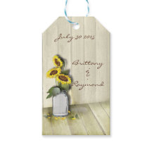 RUSTISCH LAND MASON JAR MET ZONLOWERS