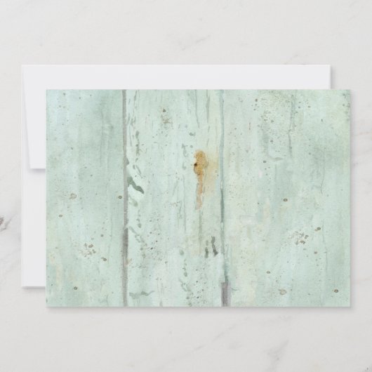 Rustisch land Mason Jar Peony Poppy Bouquet Pink Kaart (Achterkant)