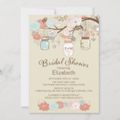 Rustisch land Mason Jar Vrijgezellenfeest Kaart (Voorkant)