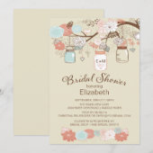 Rustisch land Mason Jar Vrijgezellenfeest Kaart (Voorkant / Achterkant)