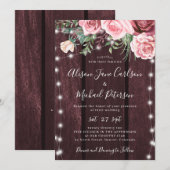 Rustisch land met een bruinhout met vuurwapens bru kaart (Voorkant / Achterkant)