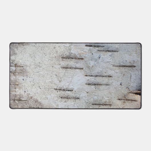 Rustisch land Natuur Klassieke Birch Bark Foto Bureaumat (Voorkant)