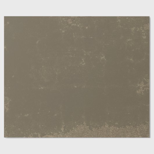  Rustisch land Olive Green Grunge Textuur Cadeaupapier (Vlak)