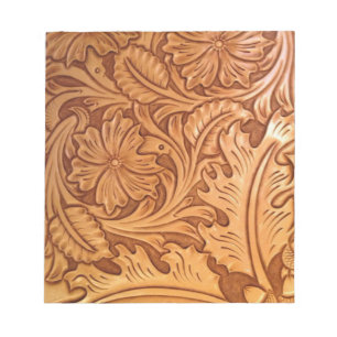 rustisch land oud western leder van de westcowboy notitieblok