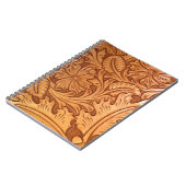 rustisch land oud western leder van de westcowboy notitieboek (Linkerzijde)