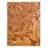 rustisch land oud western leder van de westcowboy notitieboek (Voorkant)