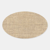 Rustisch land overlapping ovale sticker (Voorkant)