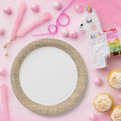 Rustisch land  overlapping papieren bordje (Feest)