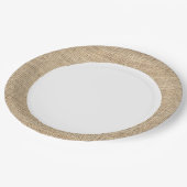 Rustisch land  overlapping papieren bordje (Gekanteld)