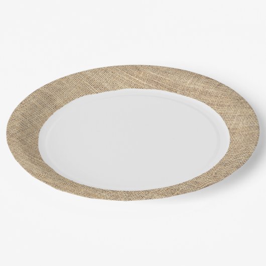 Rustisch land  overlapping papieren bordje (Gekanteld)