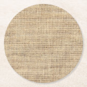 Rustisch land  overlapping ronde kartonnen onderzetter (Voorkant)