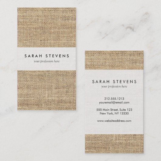 Rustisch land  overlapping visitekaartje (Voorkant / Achterkant)