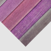 Rustisch land Paarse bruinhouten graantextuur Tissuepapier (Detail)