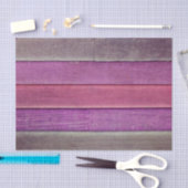 Rustisch land Paarse bruinhouten graantextuur Tissuepapier (Craft)