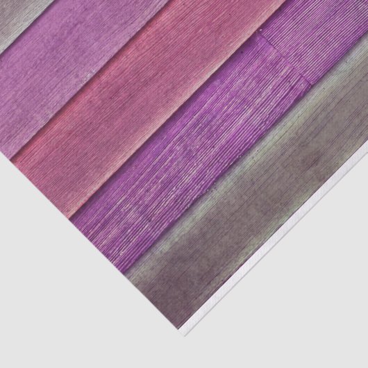 Rustisch land Paarse bruinhouten graantextuur Tissuepapier (Detail)