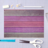 Rustisch land Paarse bruinhouten graantextuur Tissuepapier (Craft)