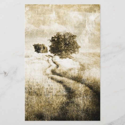 Rustisch land Road western buitenhuwelijk (Voorkant)