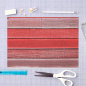 Rustisch land, roodkorrelsoort tissuepapier (Craft)