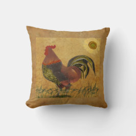 Rustisch land Rooster Americana Colorful Kussen