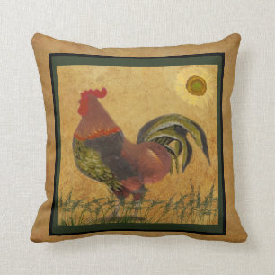 Rustisch land Rooster Americana Colorful Kussen