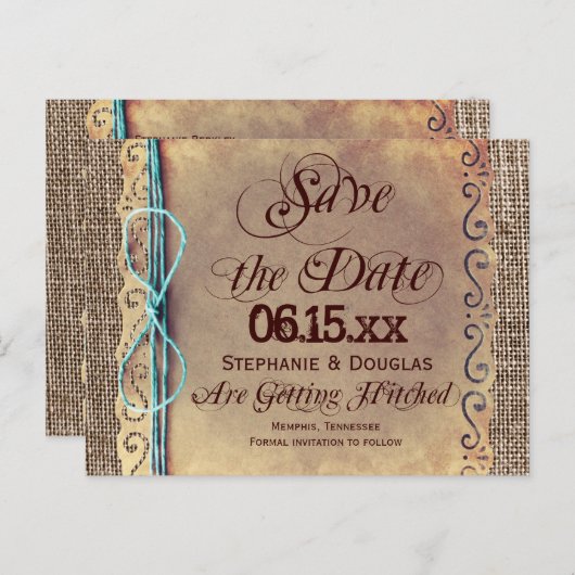 Rustisch land  Sla de Briefkaarten Datum op (Voorkant / Achterkant)