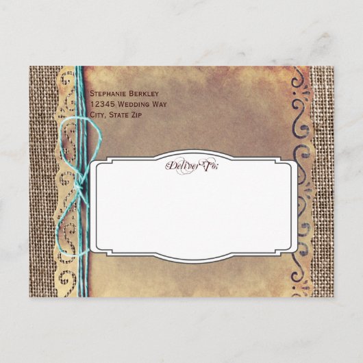 Rustisch land  Sla de Briefkaarten Datum op (Achterkant)