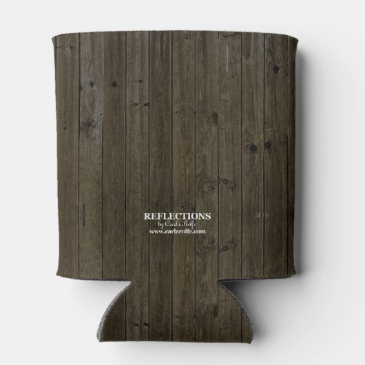 Rustisch land Sunflower Wedding Favor Blikjeskoeler (Achterkant)