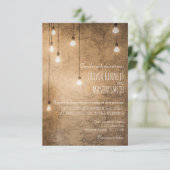 RUSTISCH LAND WEDDING | STERK VAN DE LICHTENKAART KAART (Staand voorkant)