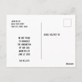 Rustisch Land Western Bull Koe Afstuderen schedel Briefkaart (Achterkant)