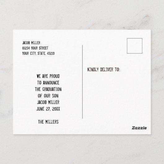 Rustisch Land Western Bull Koe Afstuderen schedel Briefkaart (Achterkant)