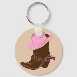 Rustisch Land Western Cowgirl Boots Sleutelhanger